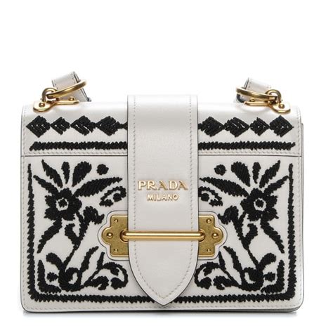 prada white cahier bag|prada cahier bag embroidered.